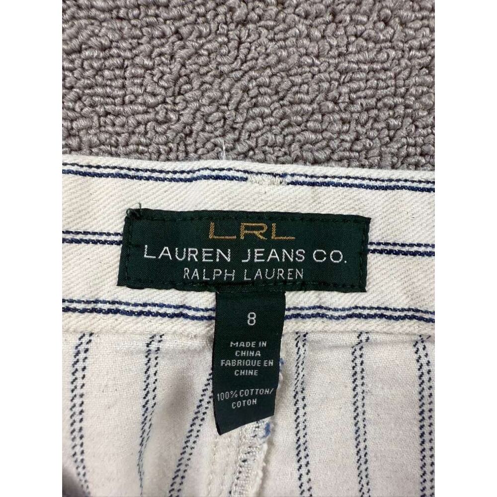 LAUREN RALPH LAUREN Women’s 8 Blue and White Striped Sailor Skirt‎ - Picture 3 of 6